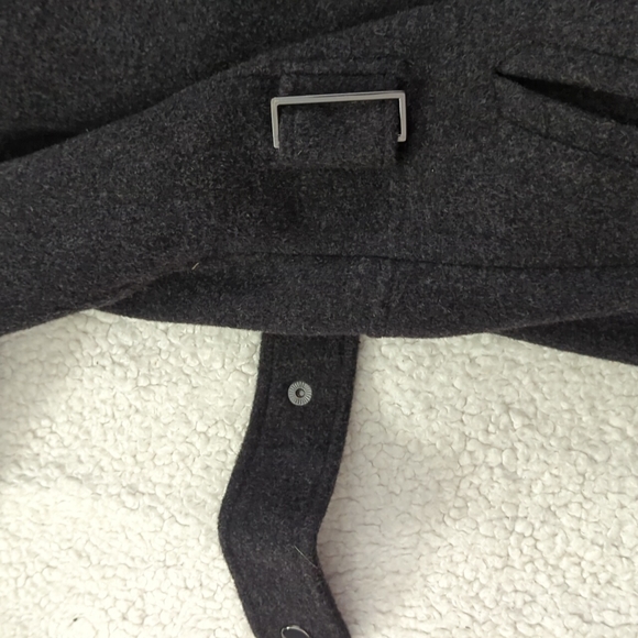 St. John's Bay Black Pea Coat Classic Design - Picture 13 of 16